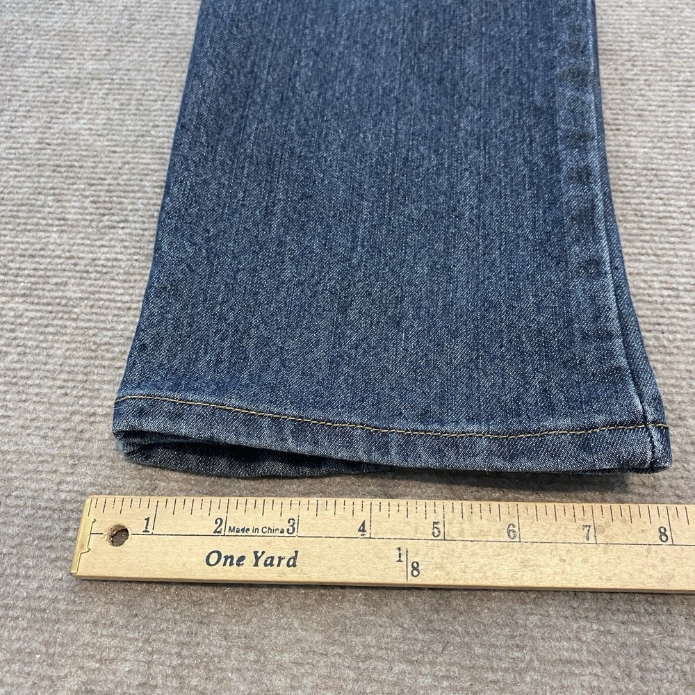 Vintage Genes Jeans Mens 34 Fits 35x32 Blue Lived In Denim Slim Fit Preppy - Picture 11 of 12